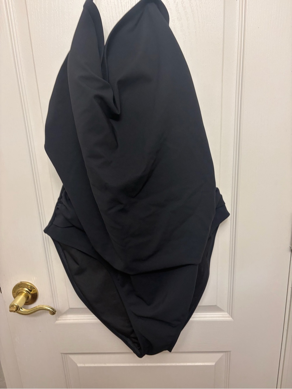 Black One-Piece Swimsuit